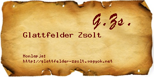 Glattfelder Zsolt névjegykártya