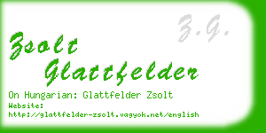 zsolt glattfelder business card